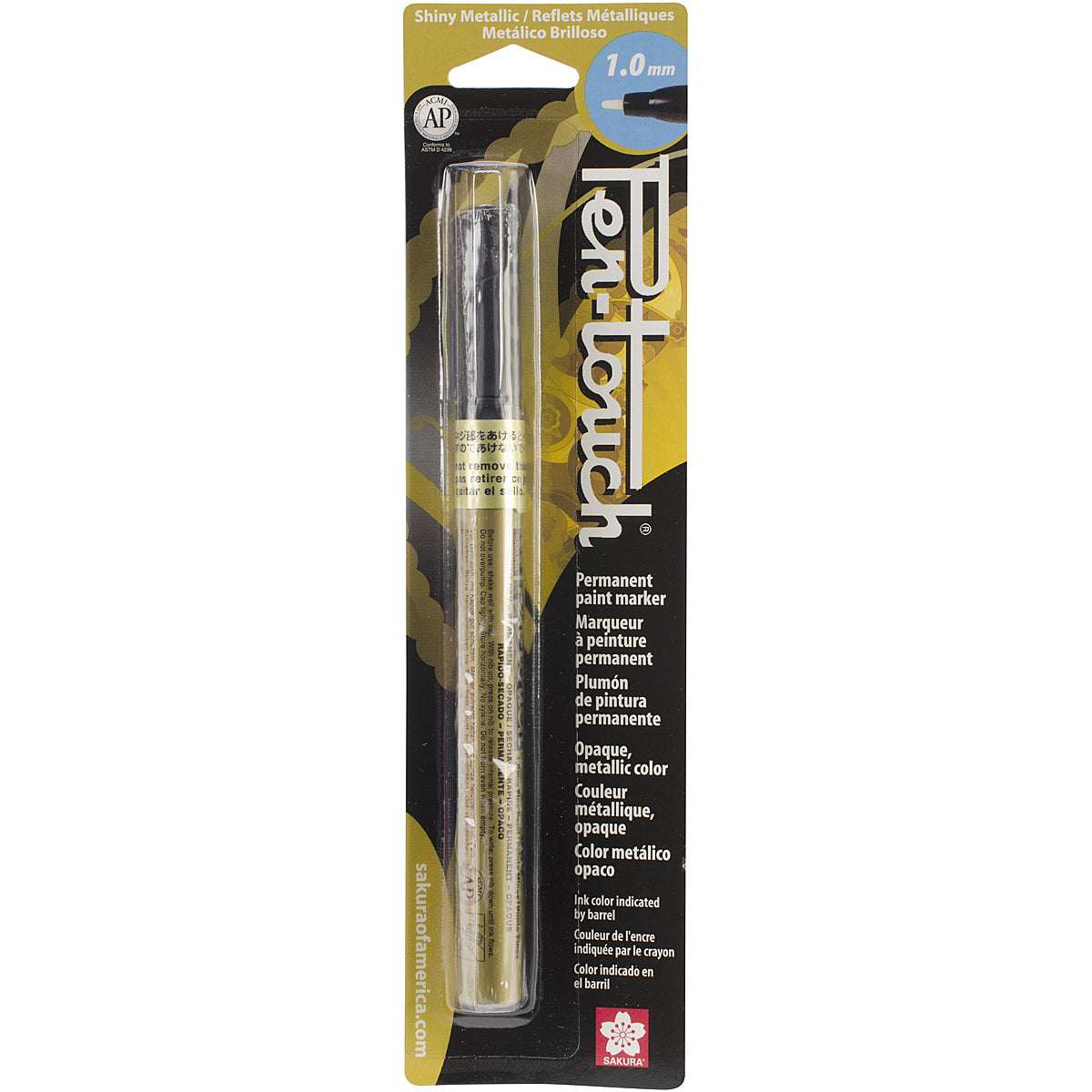 Gold Metallic - Pen-Touch Paint Marker Fine Point 1mm