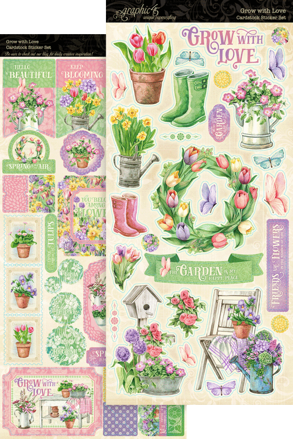 Grow with Love Sticker Set