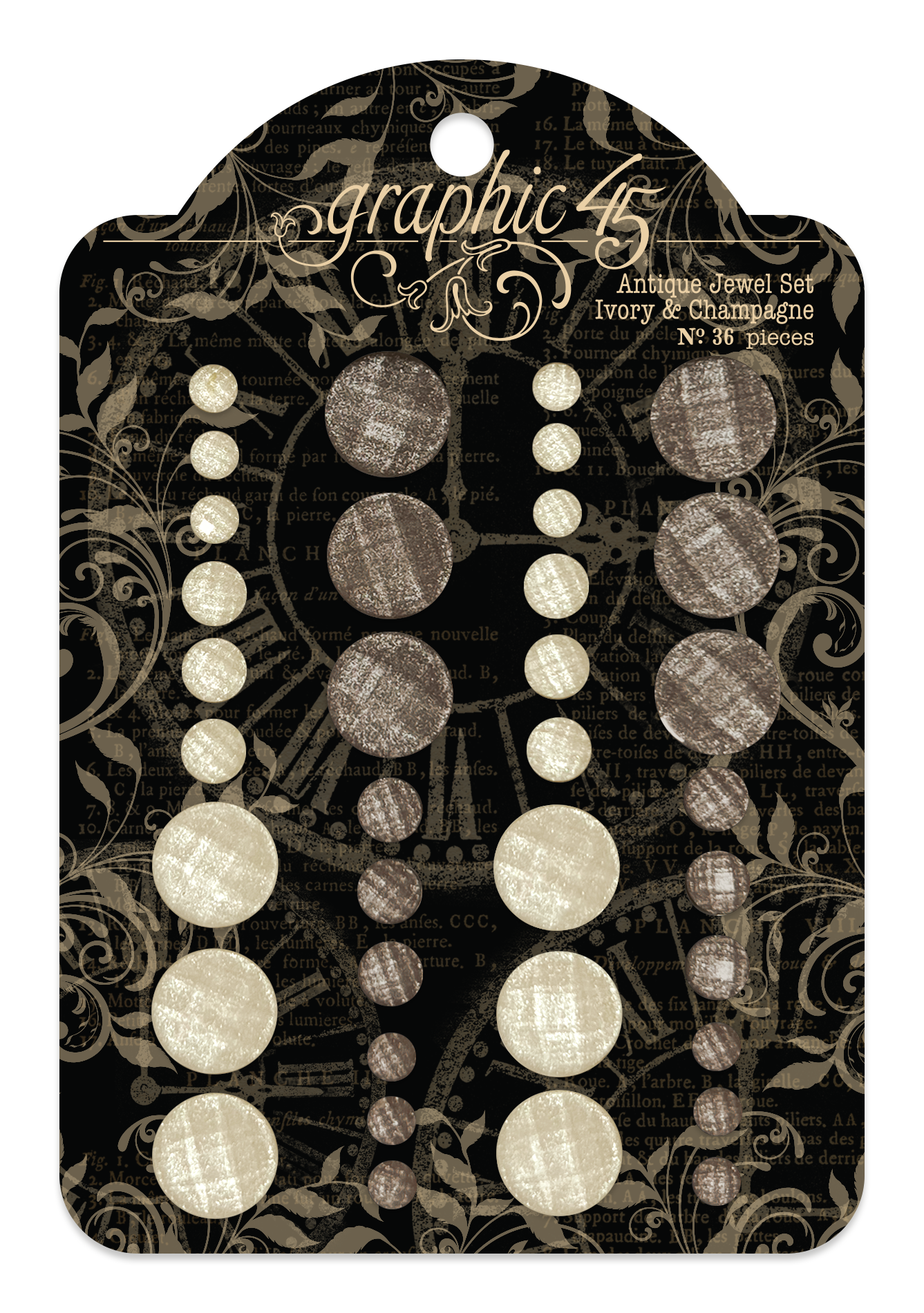 Antique Jewel Set – Ivory & Champagne – SKU: 4502825