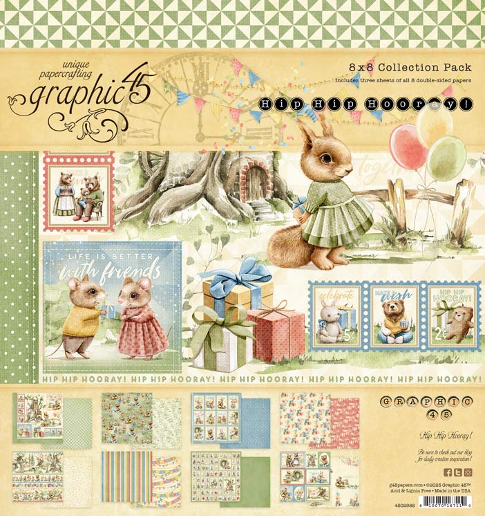 Hip Hip Hooray 8×8 Collection Pack