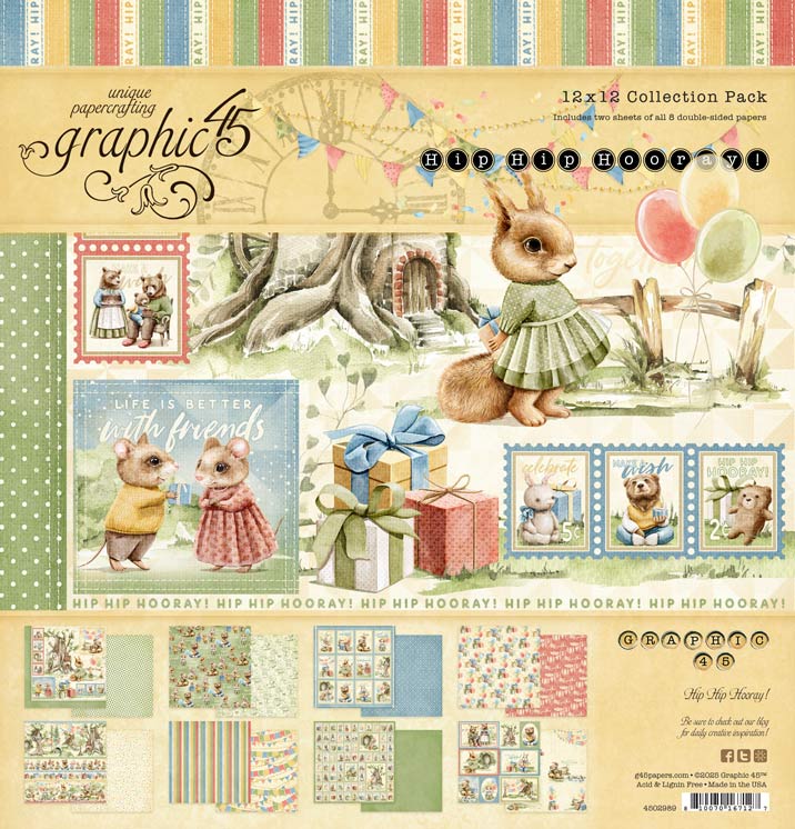 Hip Hip Hooray 12×12 Collection Pack