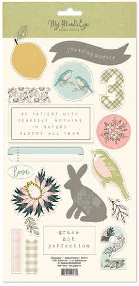 Wild Asparagus Collection - Chipboard Elements