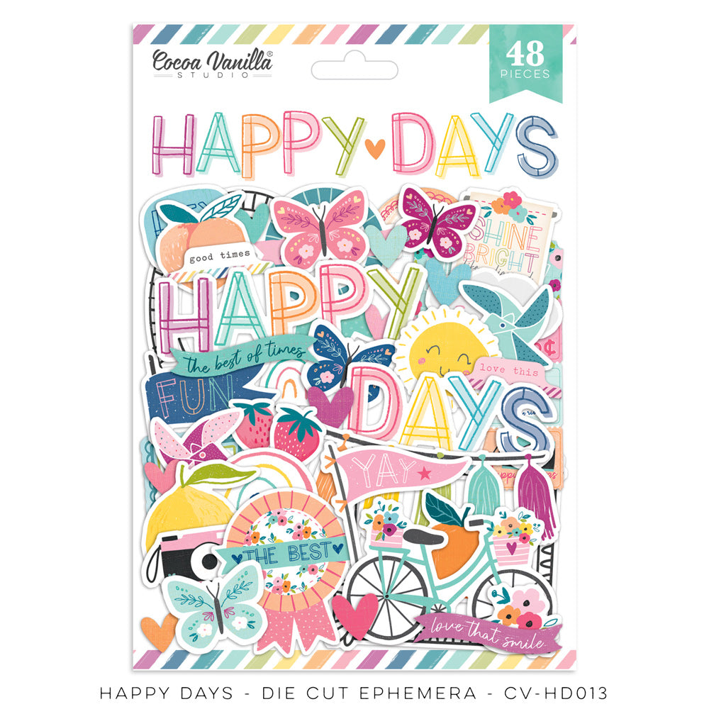 Happy Days Die Cut Ephemera