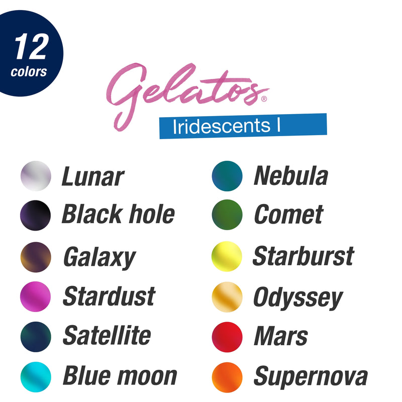 Creative Studio Gelatos Colors Kit - Iridescents