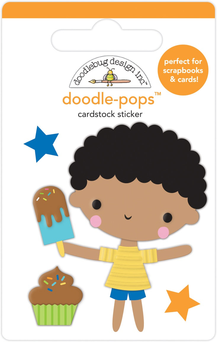 Doodle-Pops Cardstock Sticker - Treat Yourself