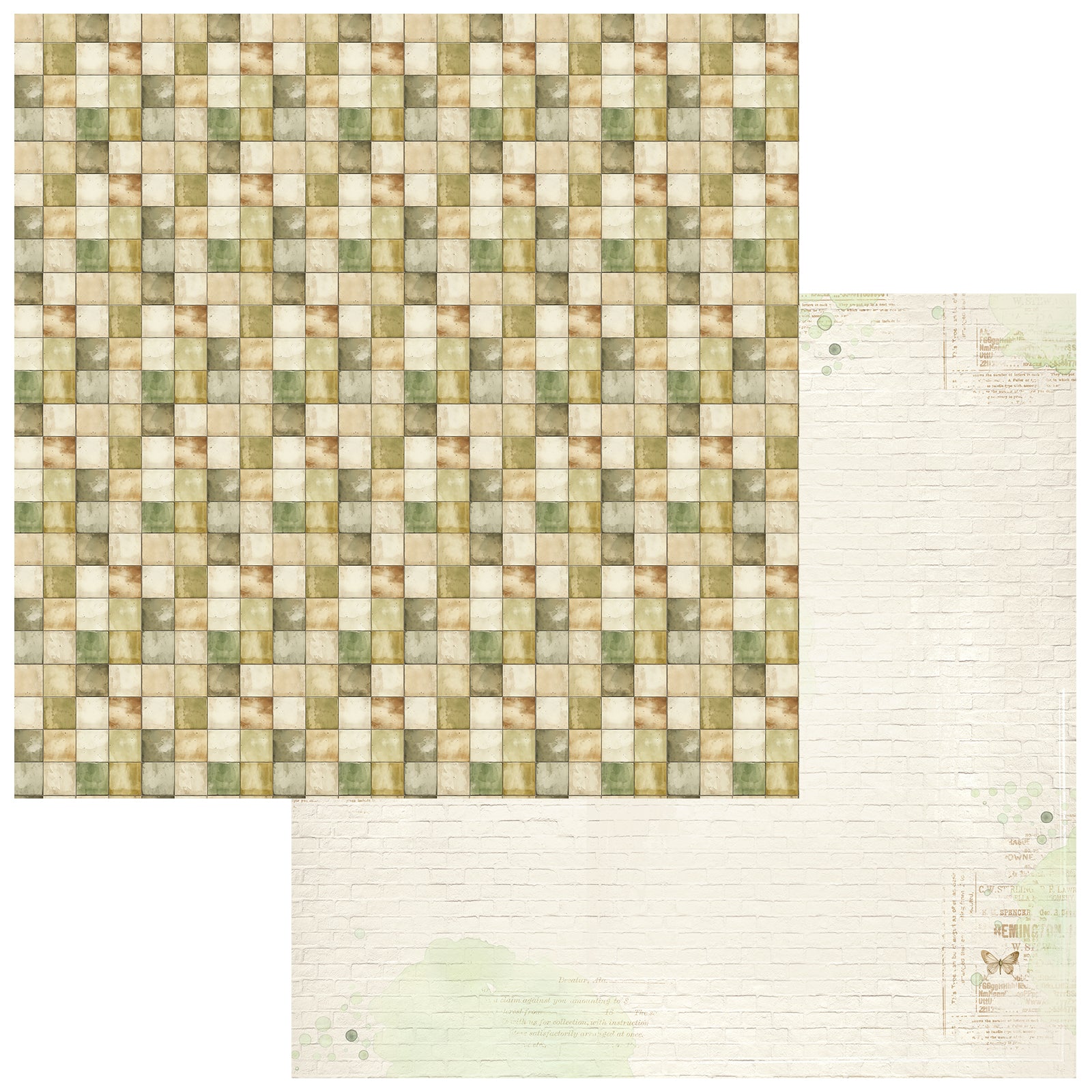 Cottagecore 12x12 Paper - Yesteryear