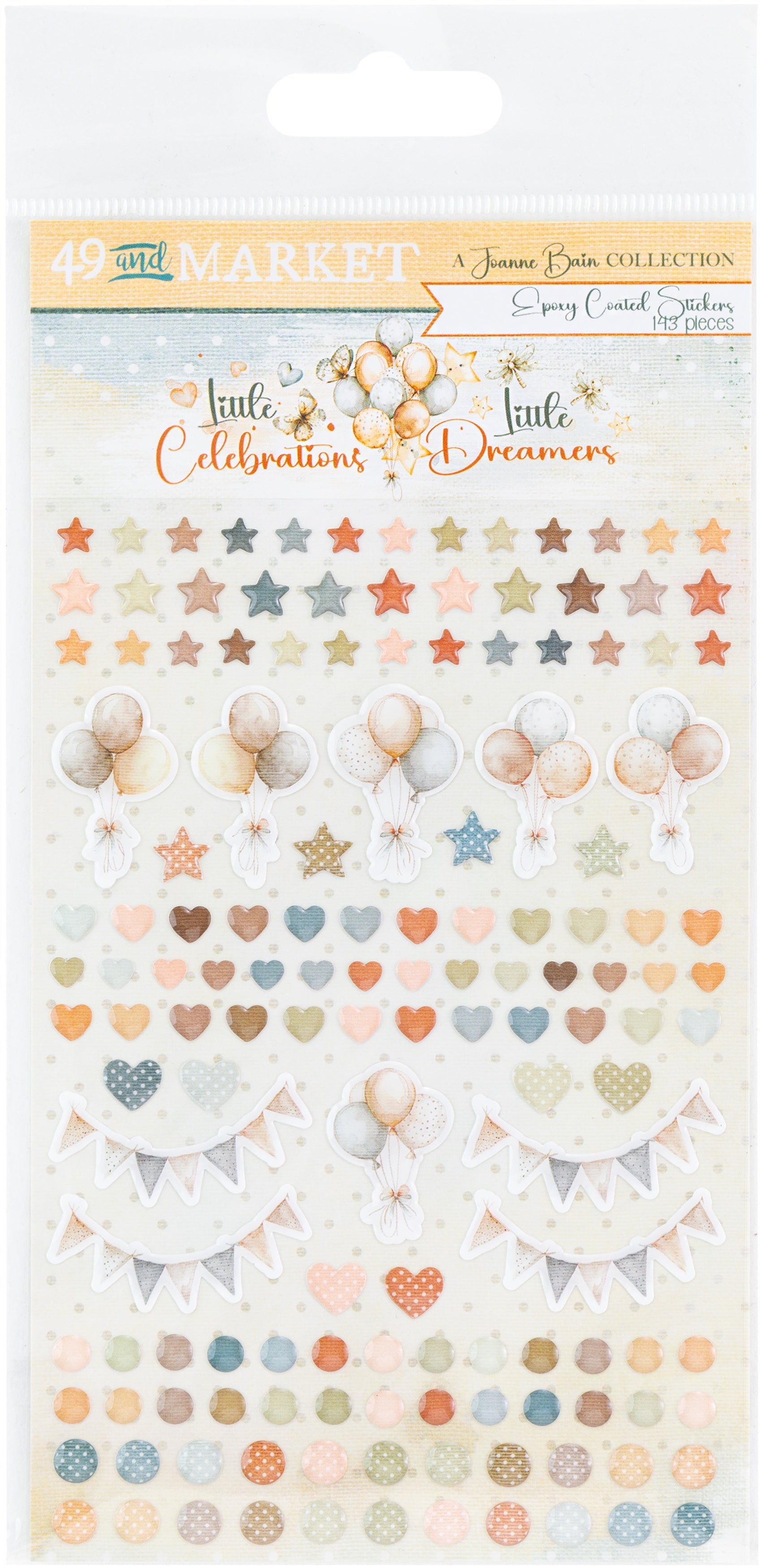 Little Dreamer/Little Celebrations - Epoxy Stickers