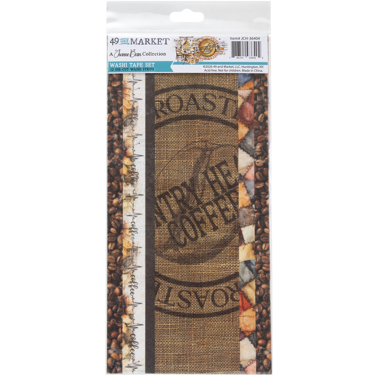 49 and Market - Country Heart Café Washi Sheets **PRE-ORDER**