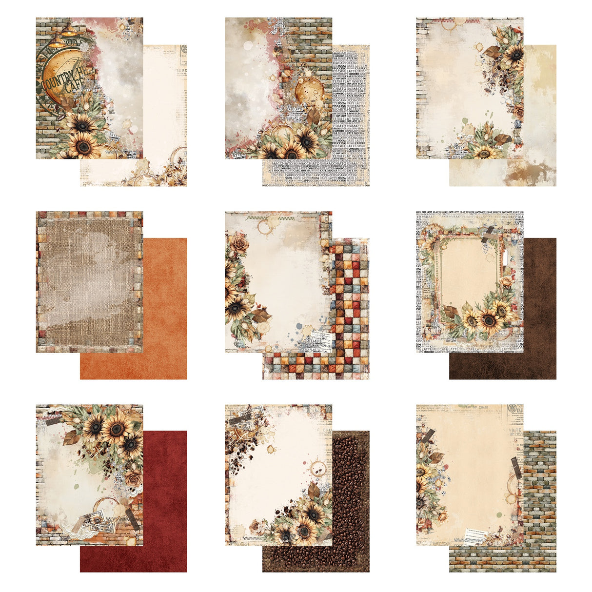 49 and Market - Country Heart Café 6x8 Collection Pack **PRE-ORDER**