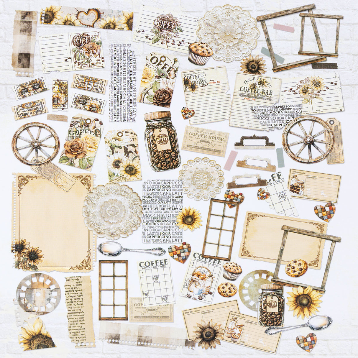 49 and Market - Country Heart Café Die Cut Elements **PRE-ORDER**