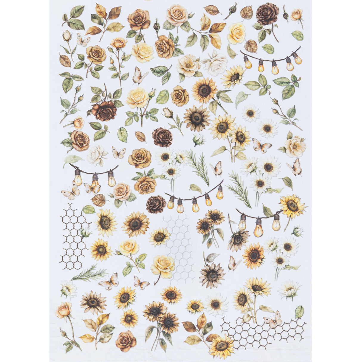 49 and Market - Country Heart Café Laser Cut Wildflowers **PRE-ORDER**