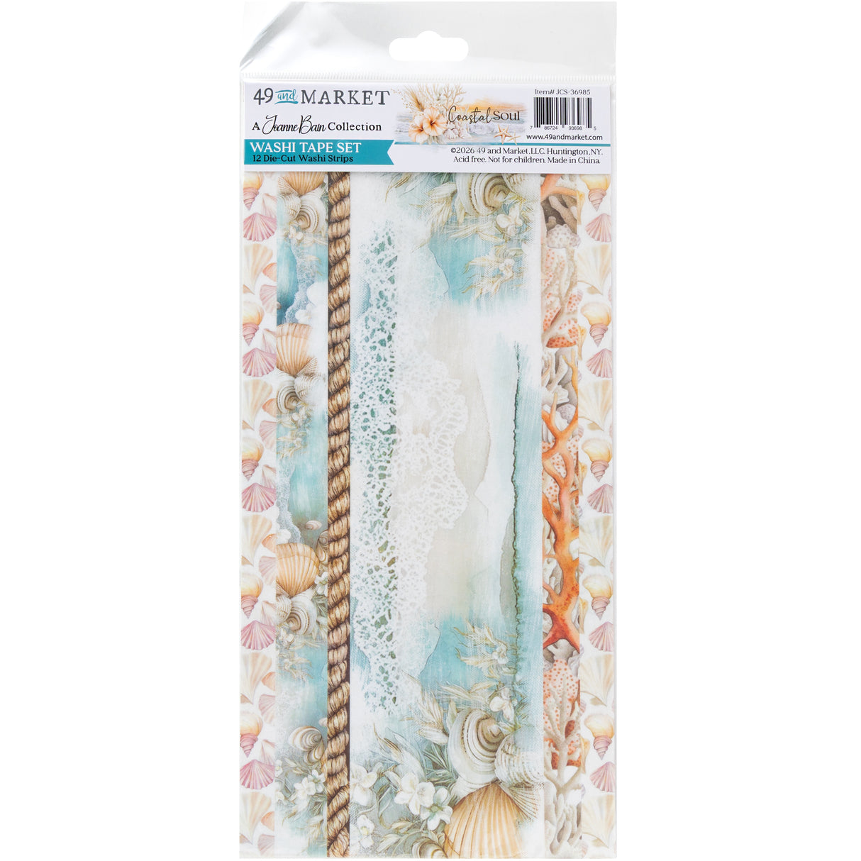 49 and Market - Coastal Soul Washi Sheets **PRE-ORDER**