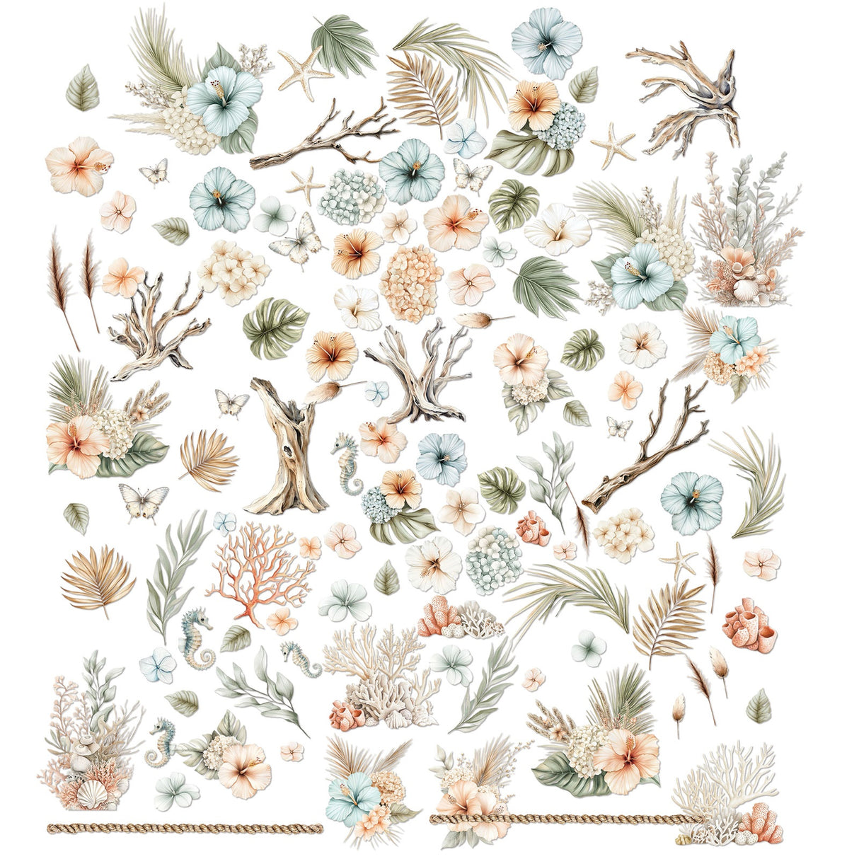 49 and Market - Coastal Soul Laser Cut Botanicals **PRE-ORDER**