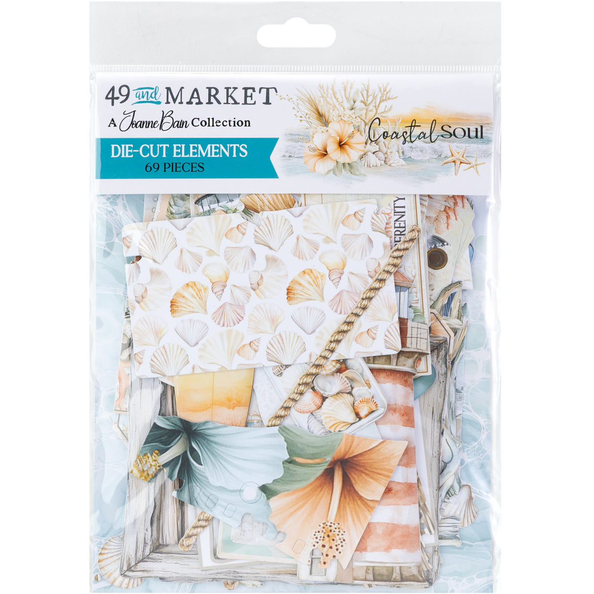 49 and Market - Coastal Soul Die Cut Elements **PRE-ORDER**