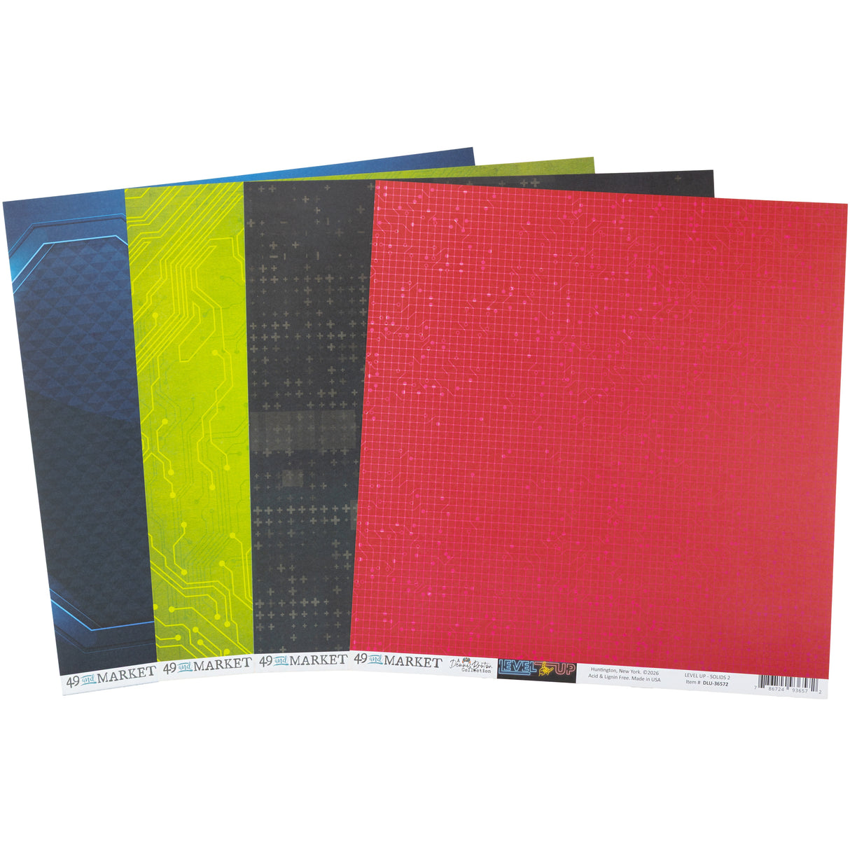 49 and Market - Level Up 12x12 Solids Collection Pack **PRE-ORDER**