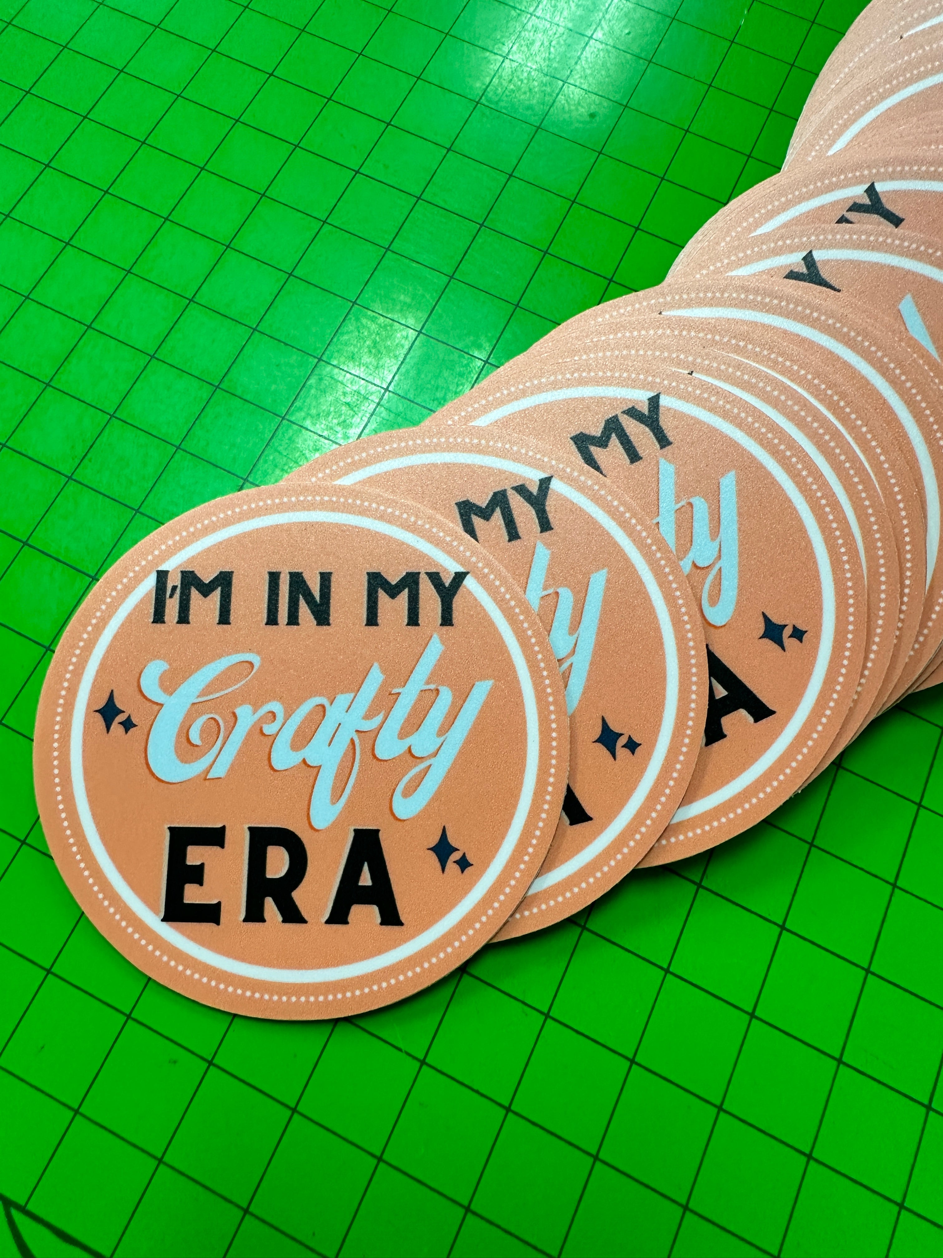 I’m in my crafty era Sticker - 3"