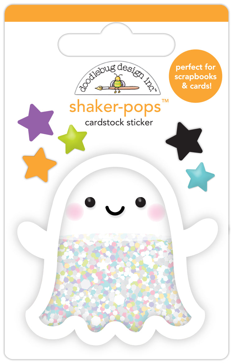 Shaker-Pop - 3D Cardstock Sticker - Happy Haunting