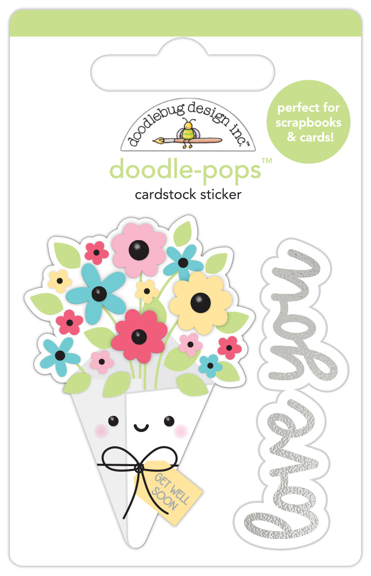 Doodle-Pops Cardstock Sticker - Love you Bunches
