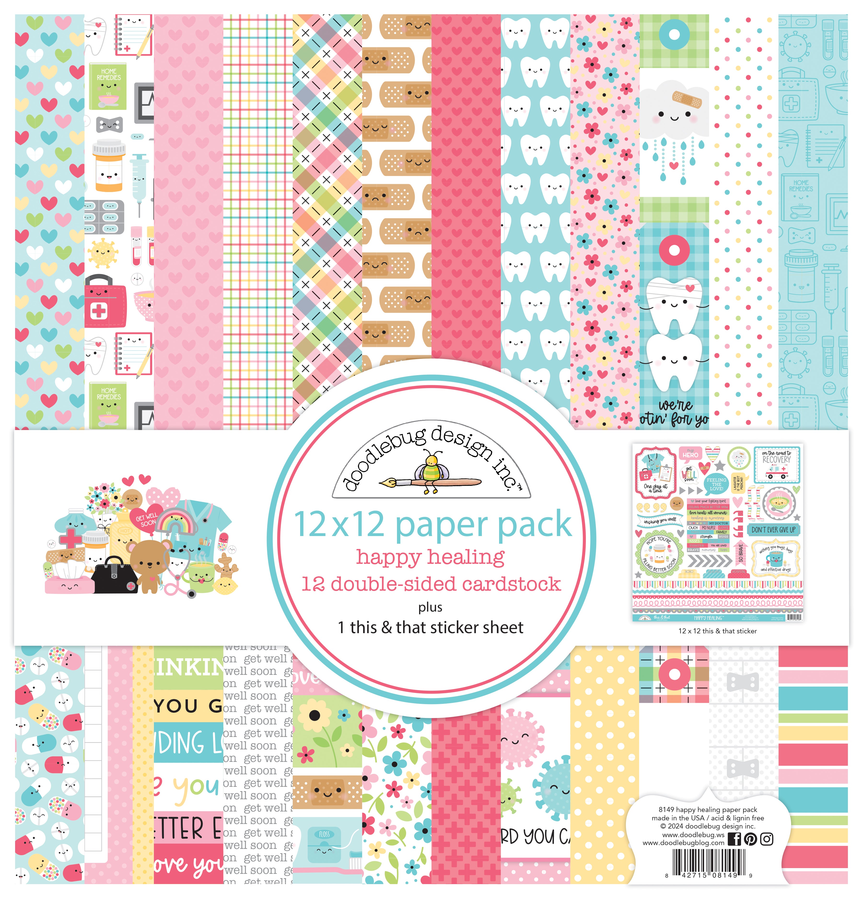 Happy Healing Collection - 12 x 12 Paper Pack