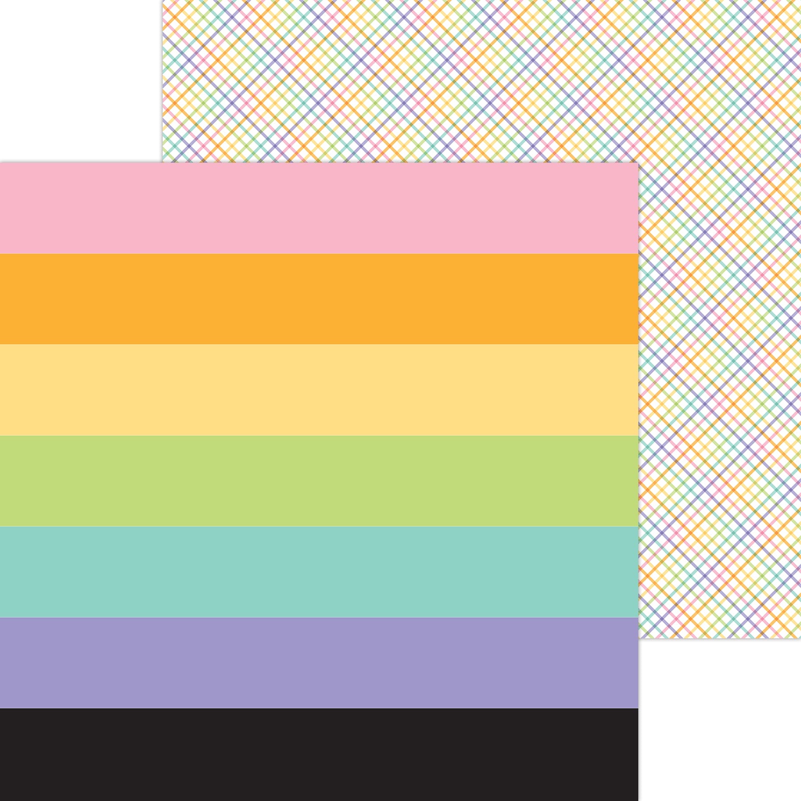 Taffy Stripe double-sided cardstock - Sweet & Spooky