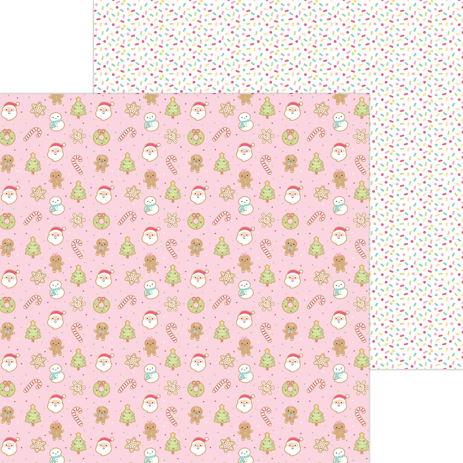 Cookies For Santa double-sided cardstock - Gingerbread Kisses