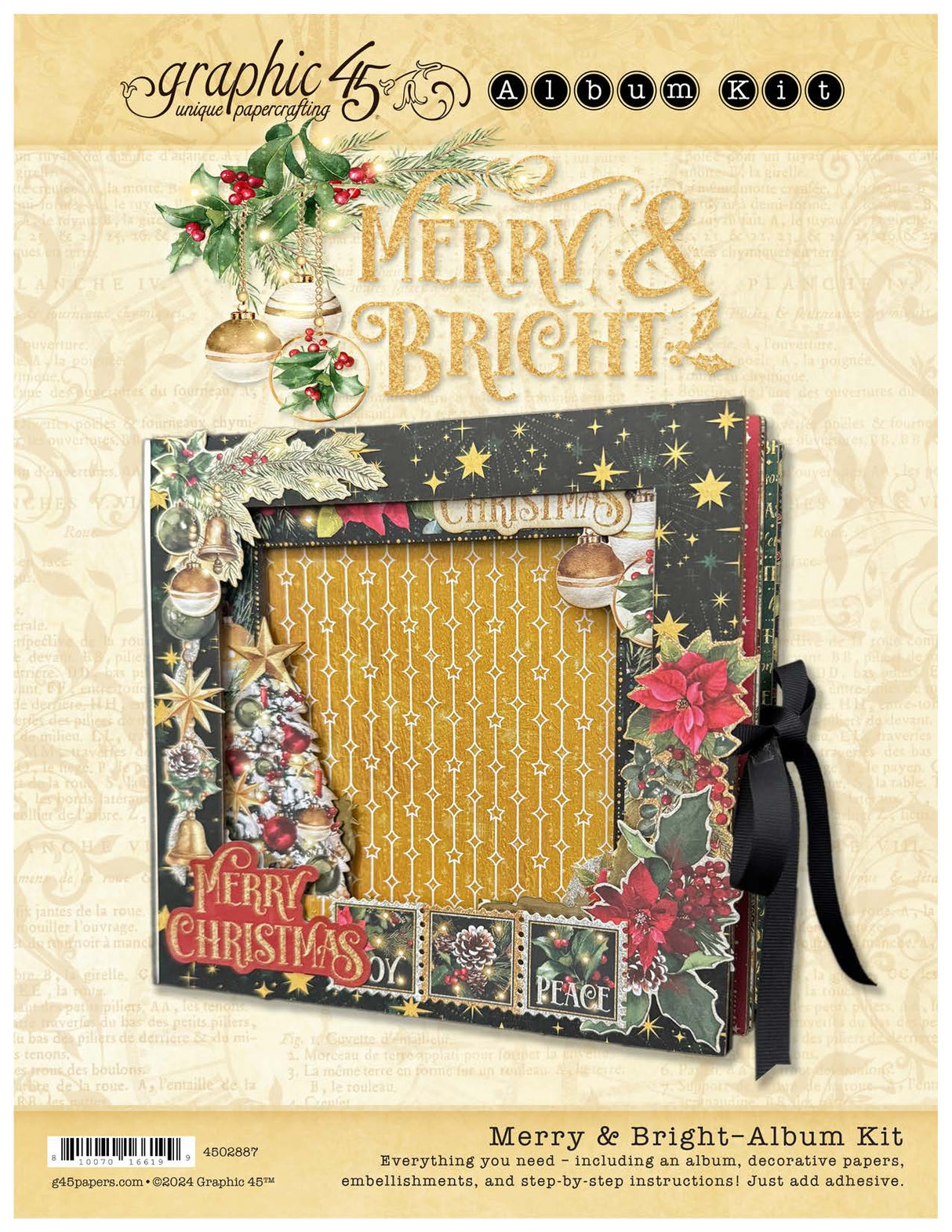 Graphic 45 Class Series Vol 7 2024 - Merry & Bright – Festive Tunnel Album