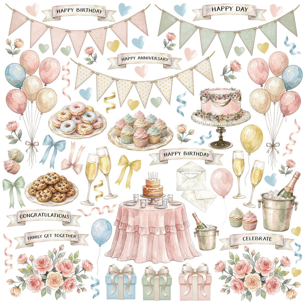49 and Market Confetti Moments All-in-One-Kit