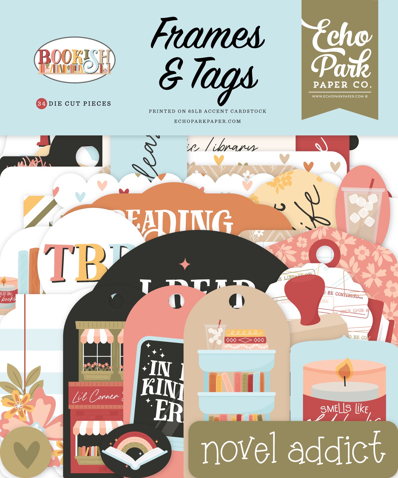 Bookish Frames & Tags