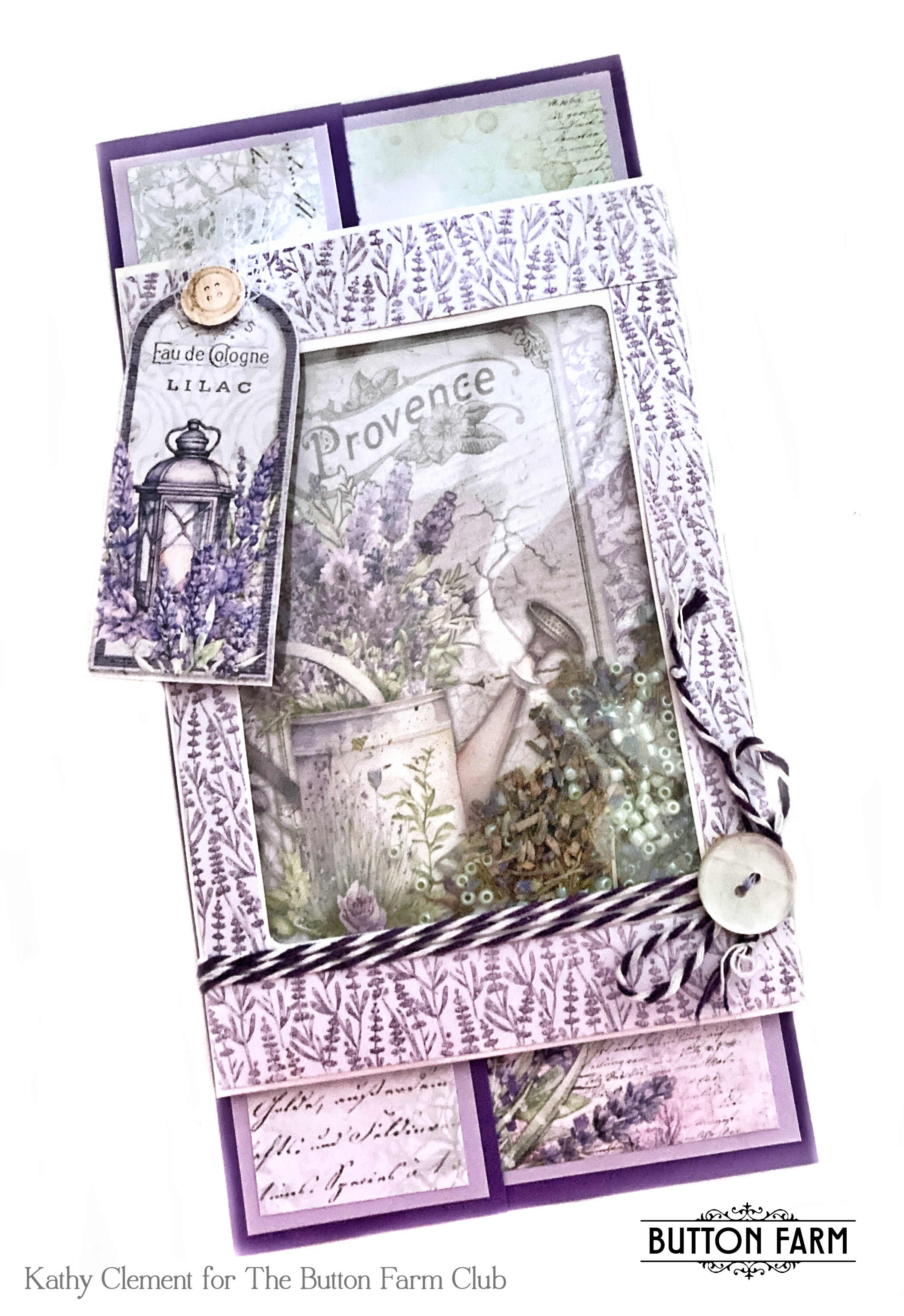 Ciao Bella Morning in Provence Card Kit by Kathy Clement - DIGITAL TUTORIAL