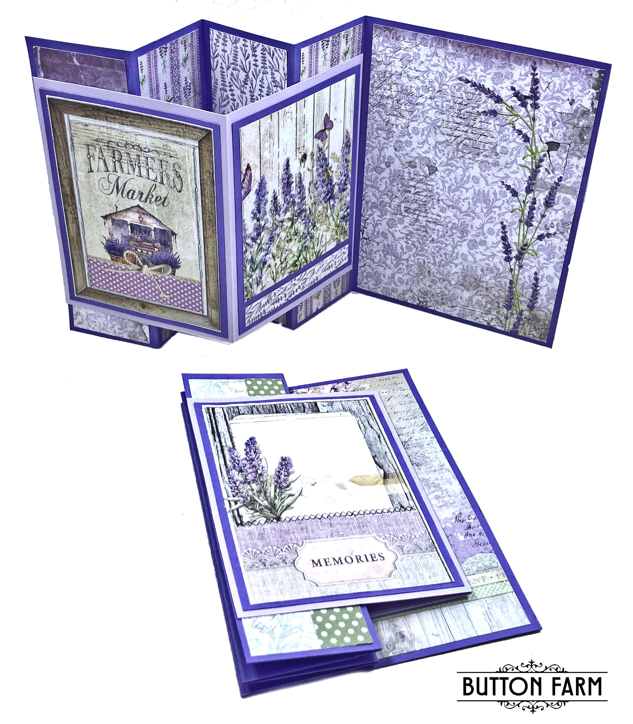 Ciao Bella Morning in Provence Card Kit by Kathy Clement - DIGITAL TUTORIAL