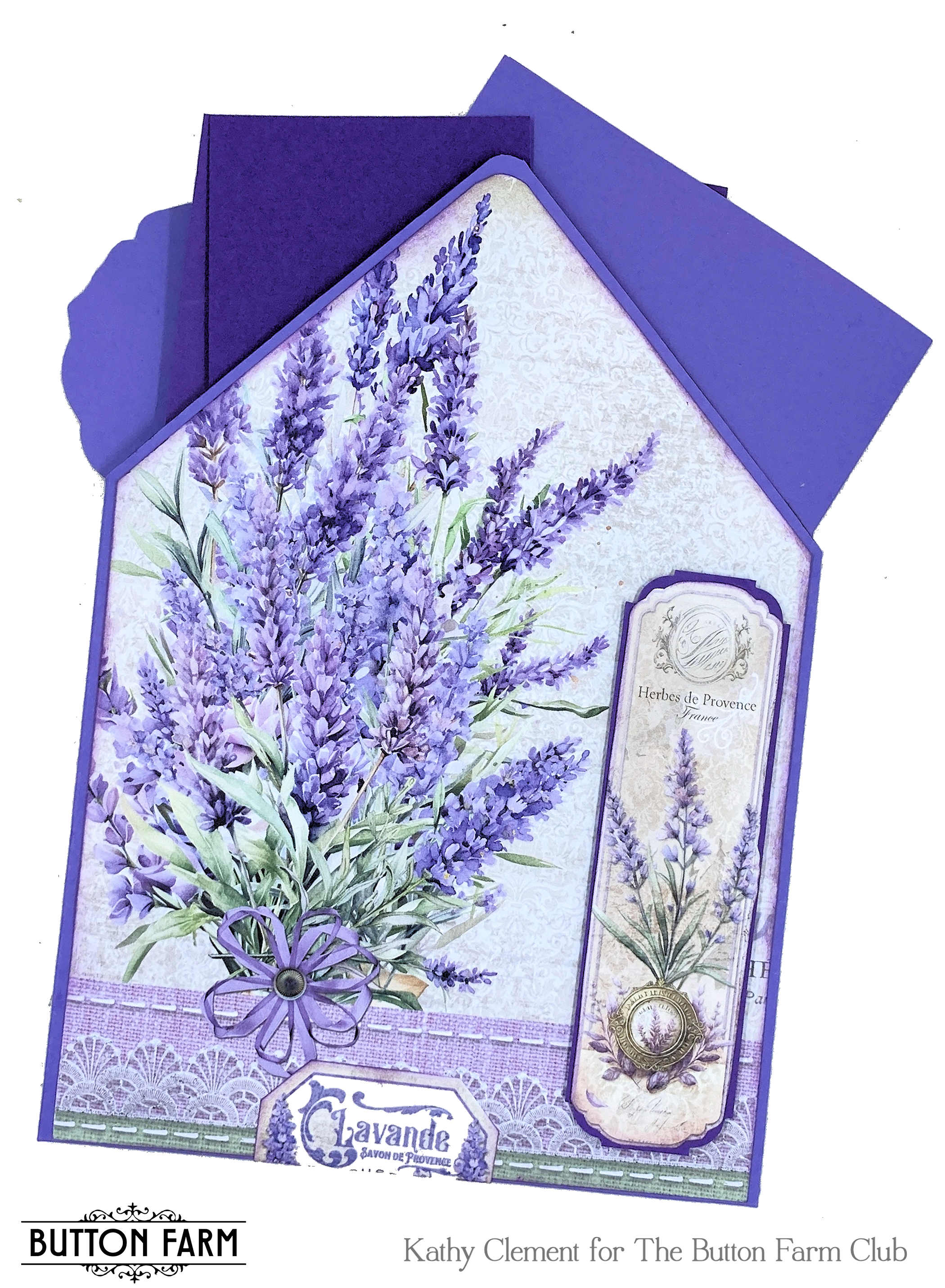 Ciao Bella Morning in Provence Card Kit by Kathy Clement - DIGITAL TUTORIAL
