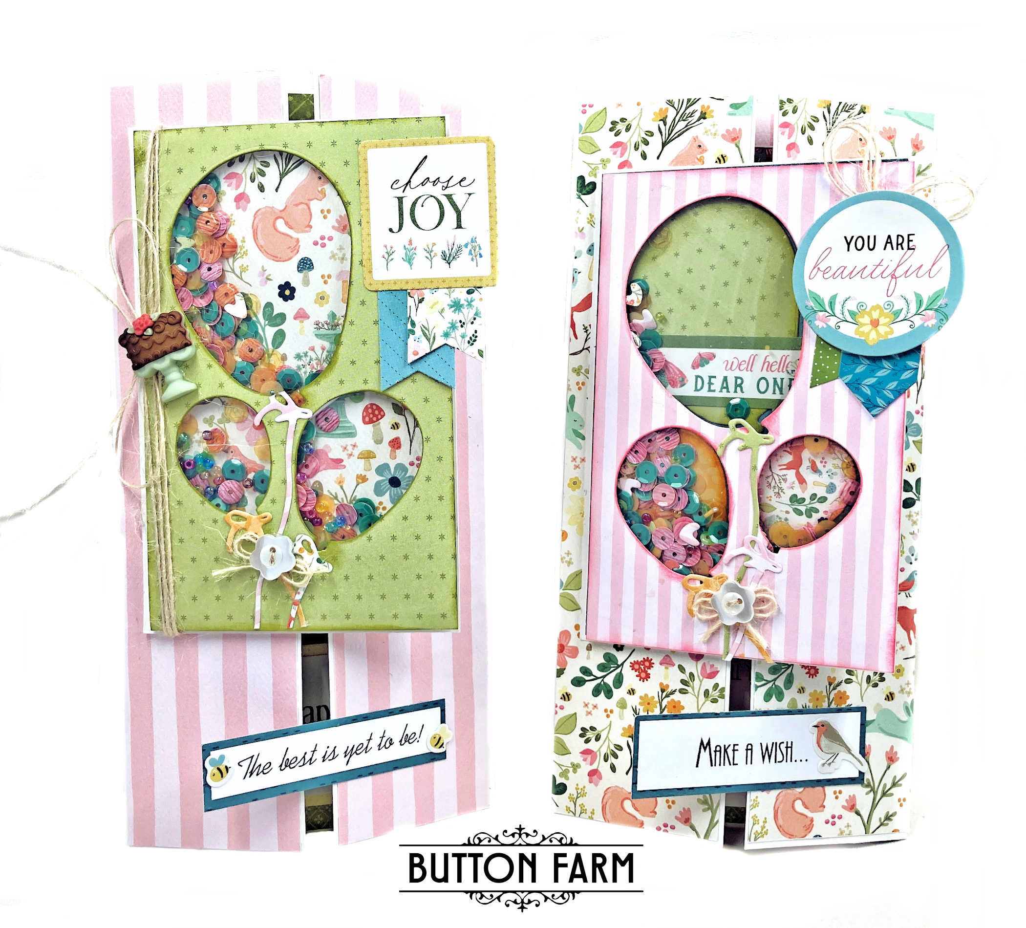 Garden Birthday Card Kit 🌸