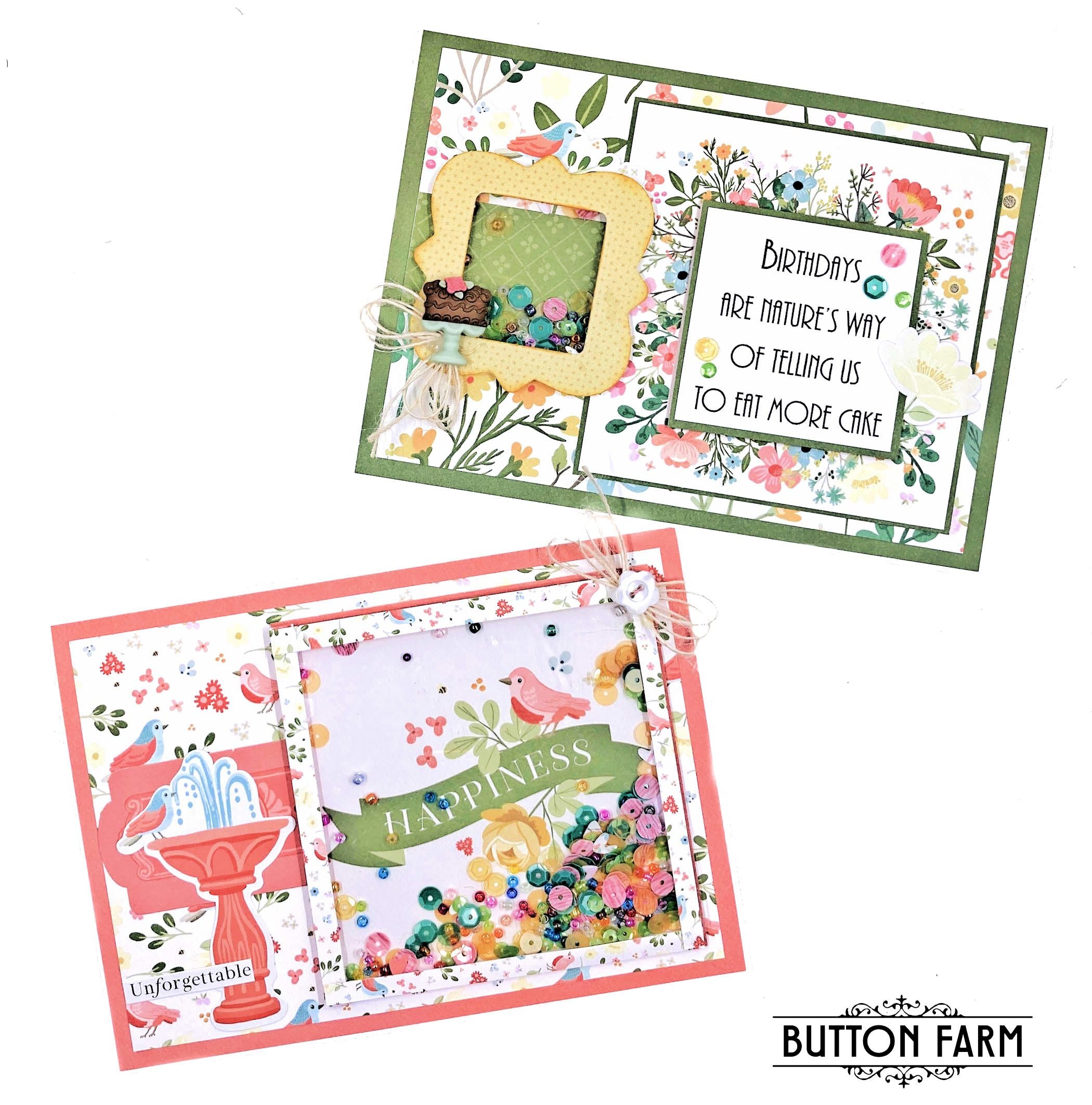 Garden Birthday Card Kit 🌸