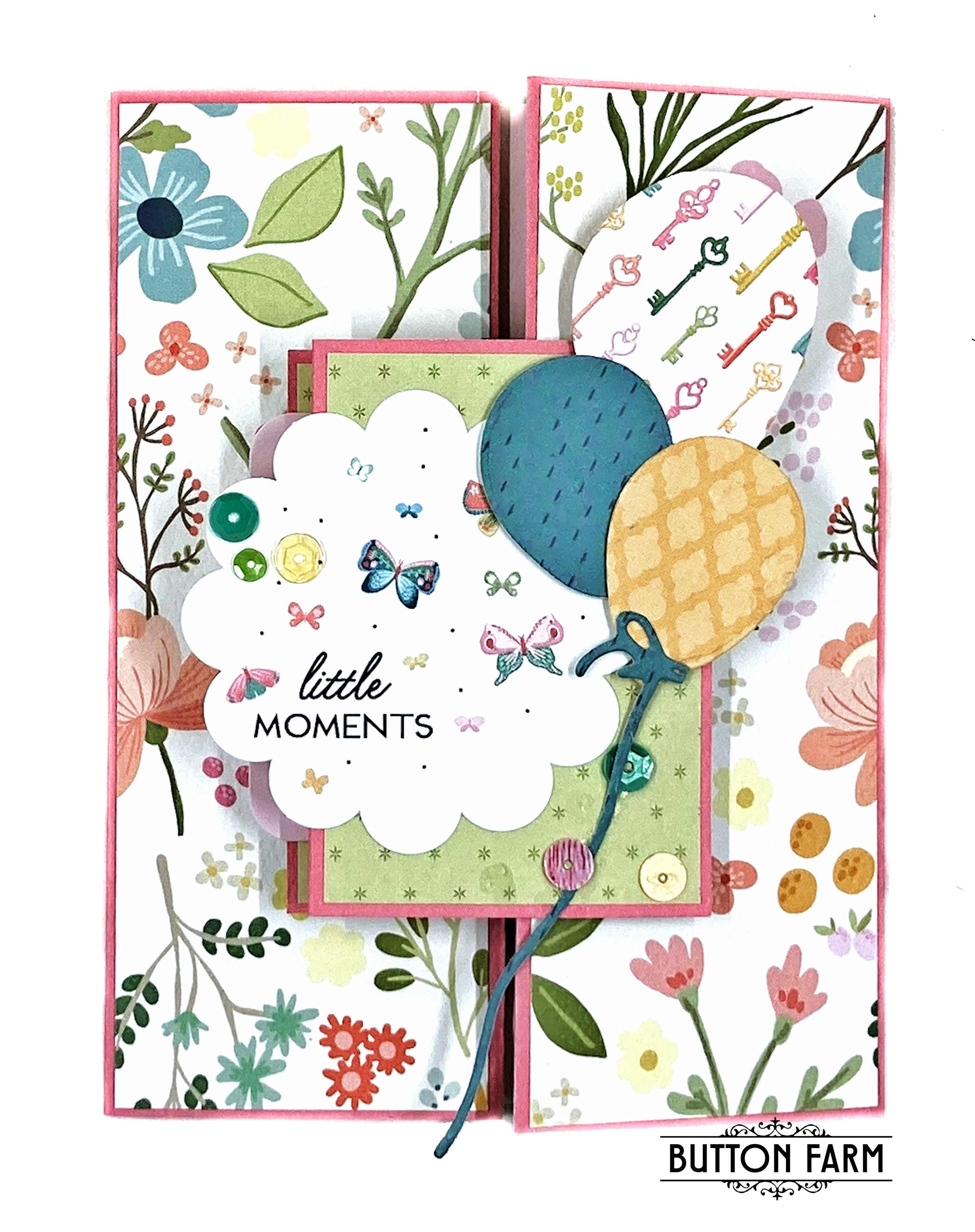Garden Birthday Card Kit 🌸