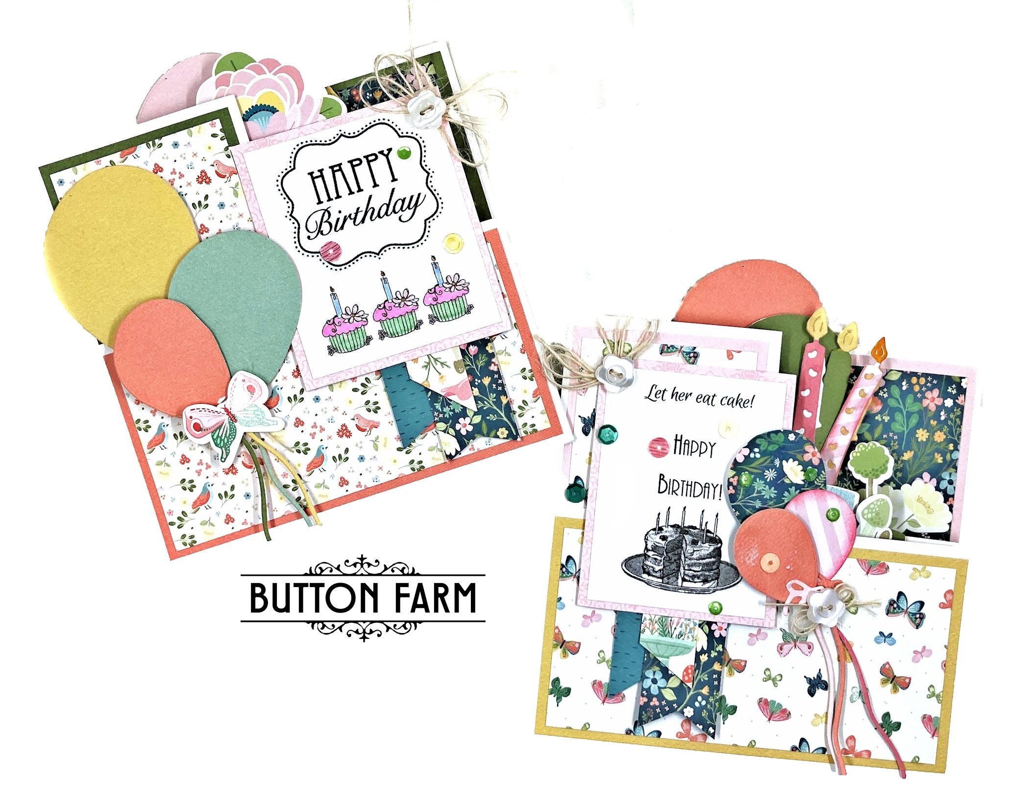 Garden Birthday Card Kit 🌸