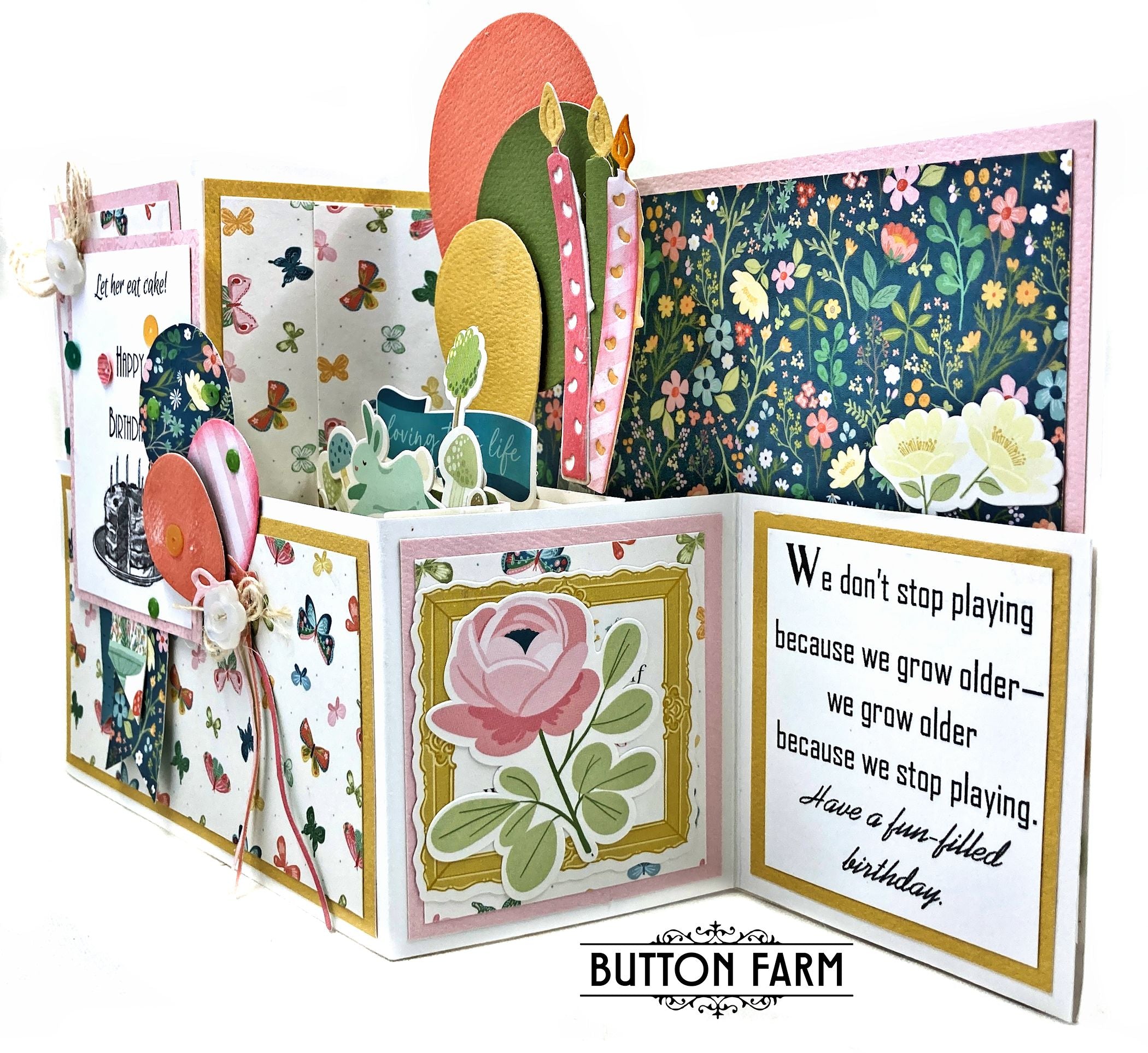 Garden Birthday Card Kit 🌸