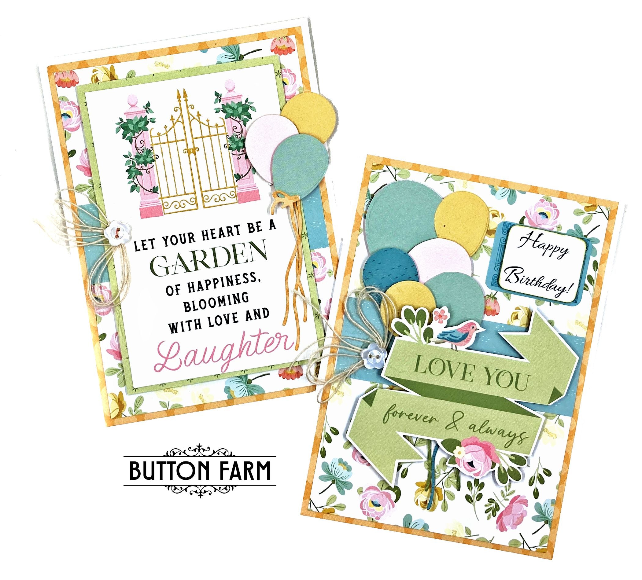 Garden Birthday Card Kit 🌸
