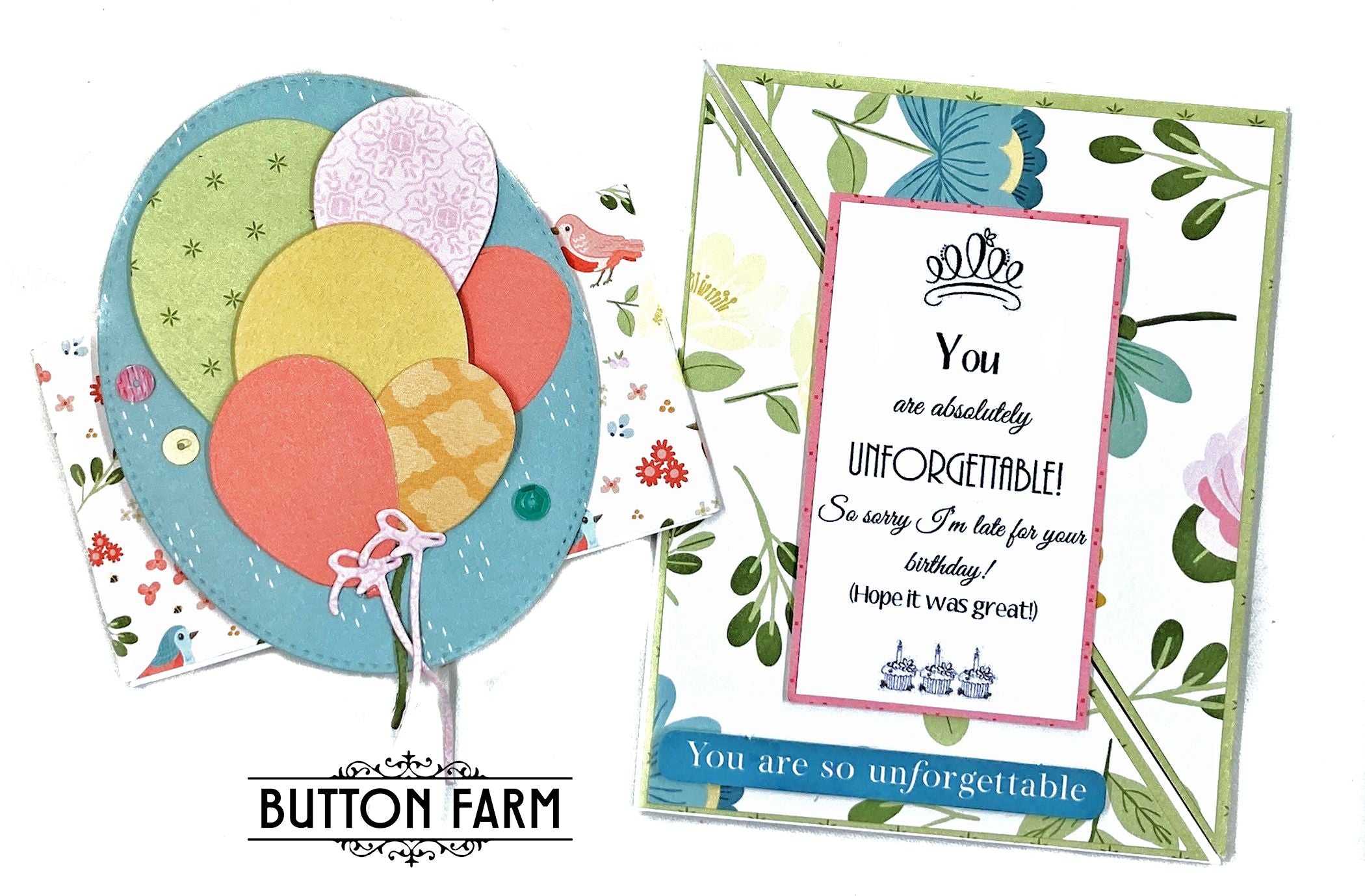 Garden Birthday Card Kit 🌸