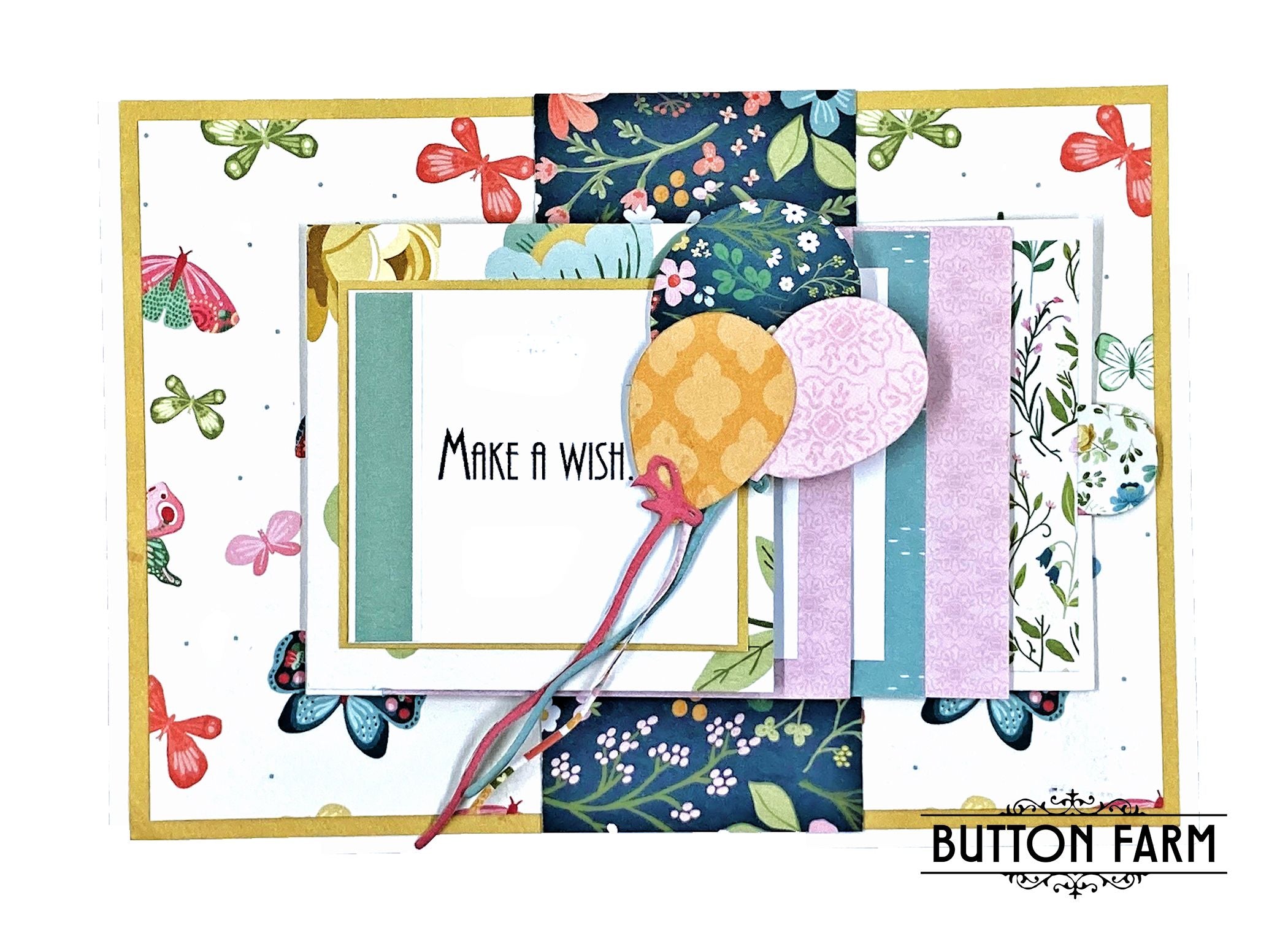 Garden Birthday Card Kit 🌸
