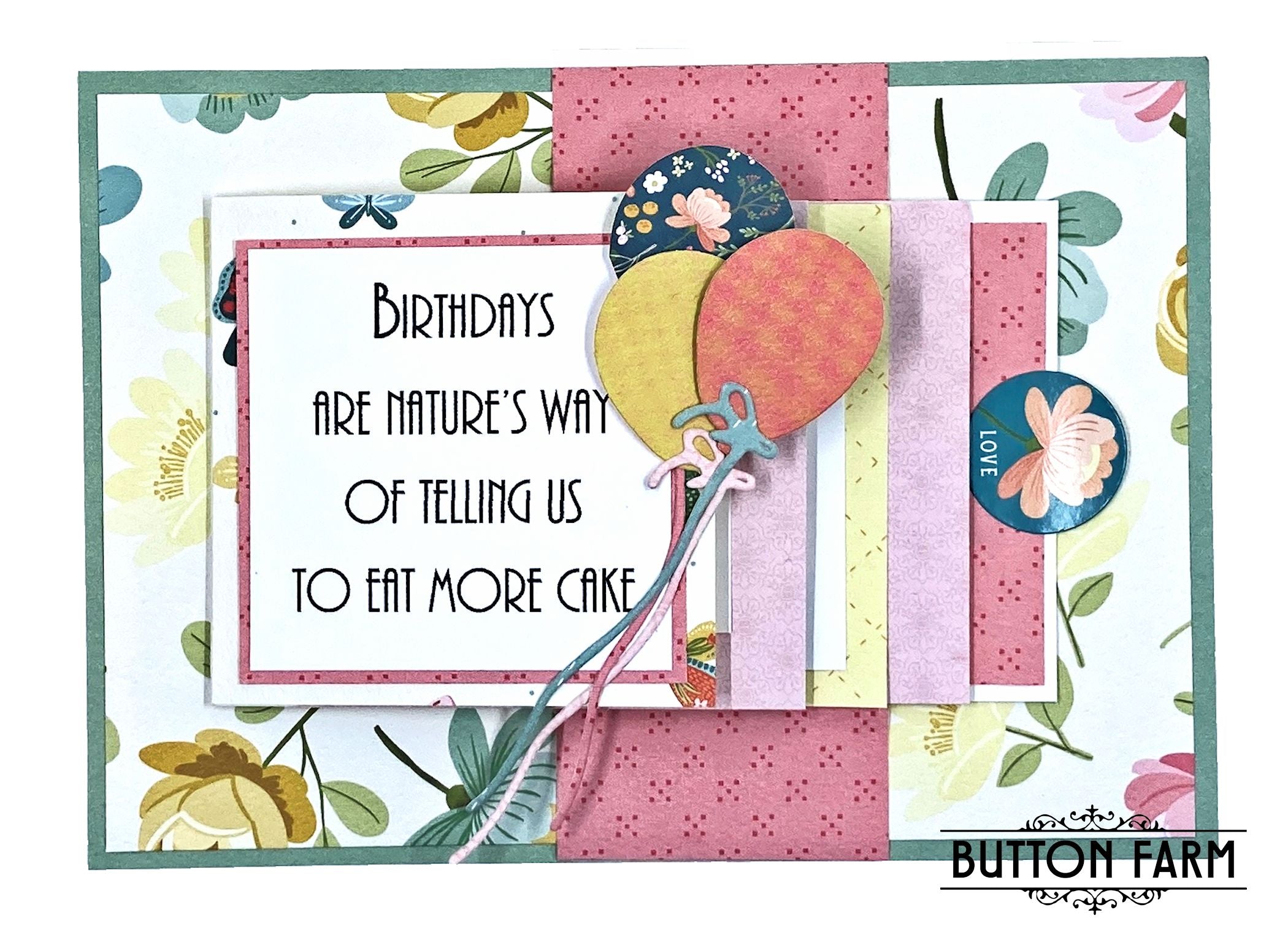 Garden Birthday Card Kit 🌸