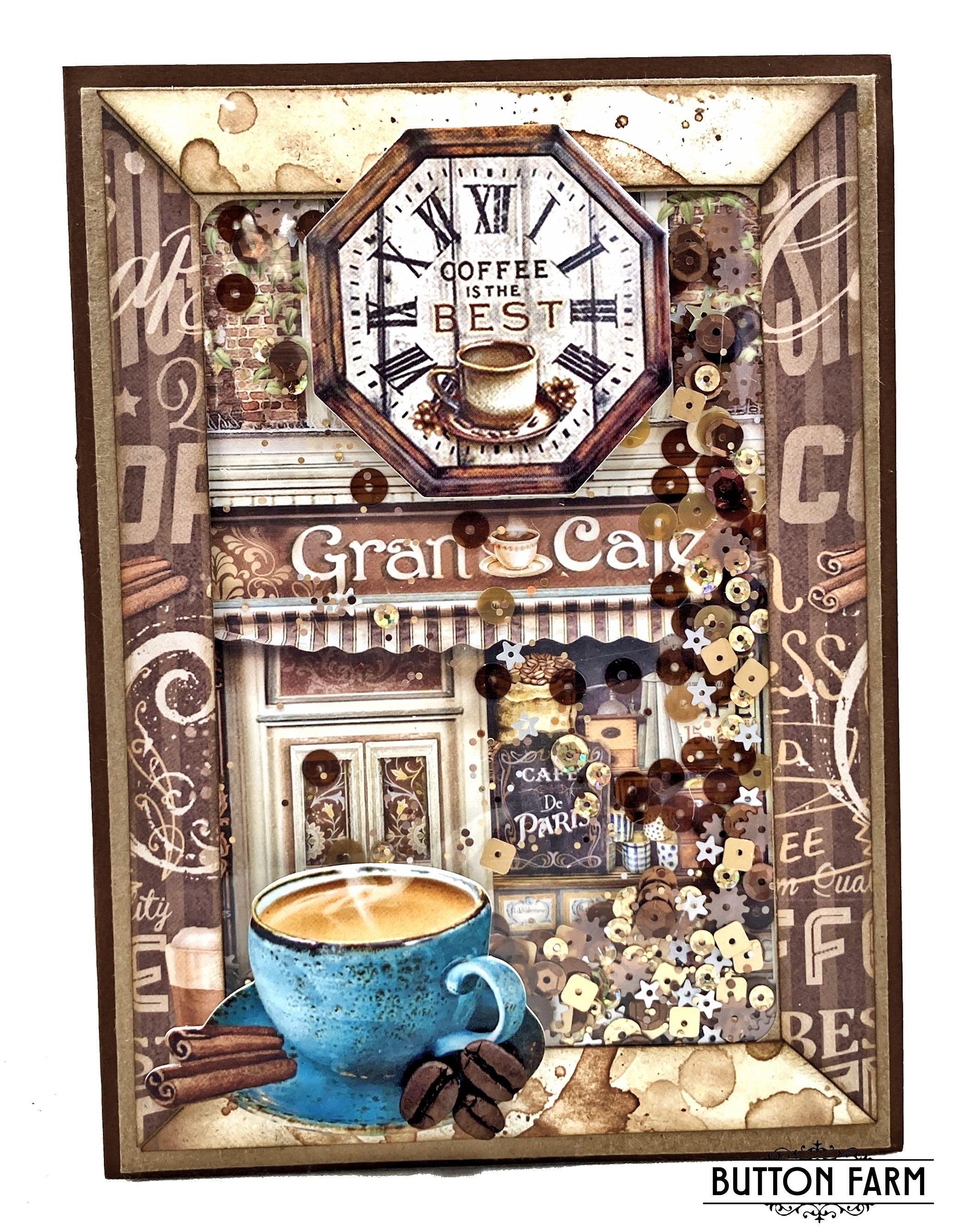 Coffee Cups & Beans Flair on sale Yard Cards