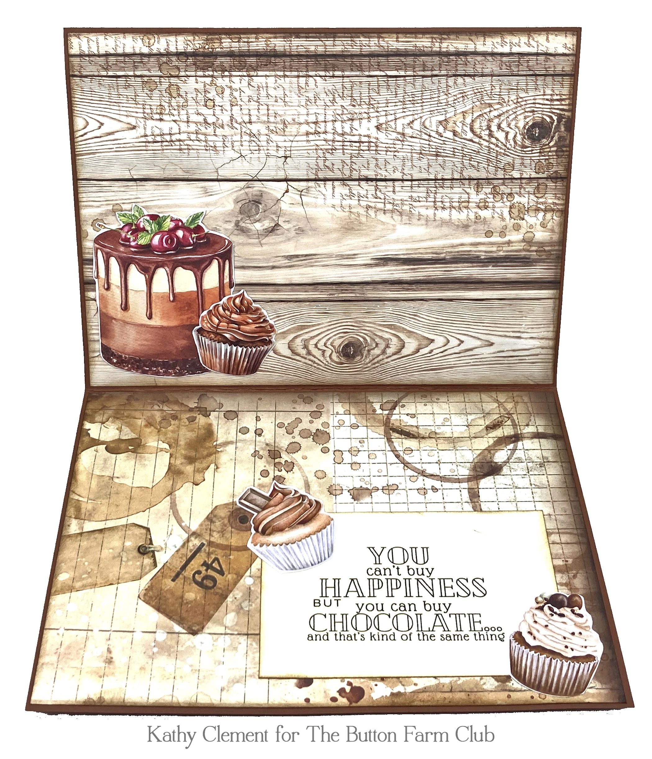Coffee and Chocolate Card Kit by Kathy Clement - Digital Tutorial