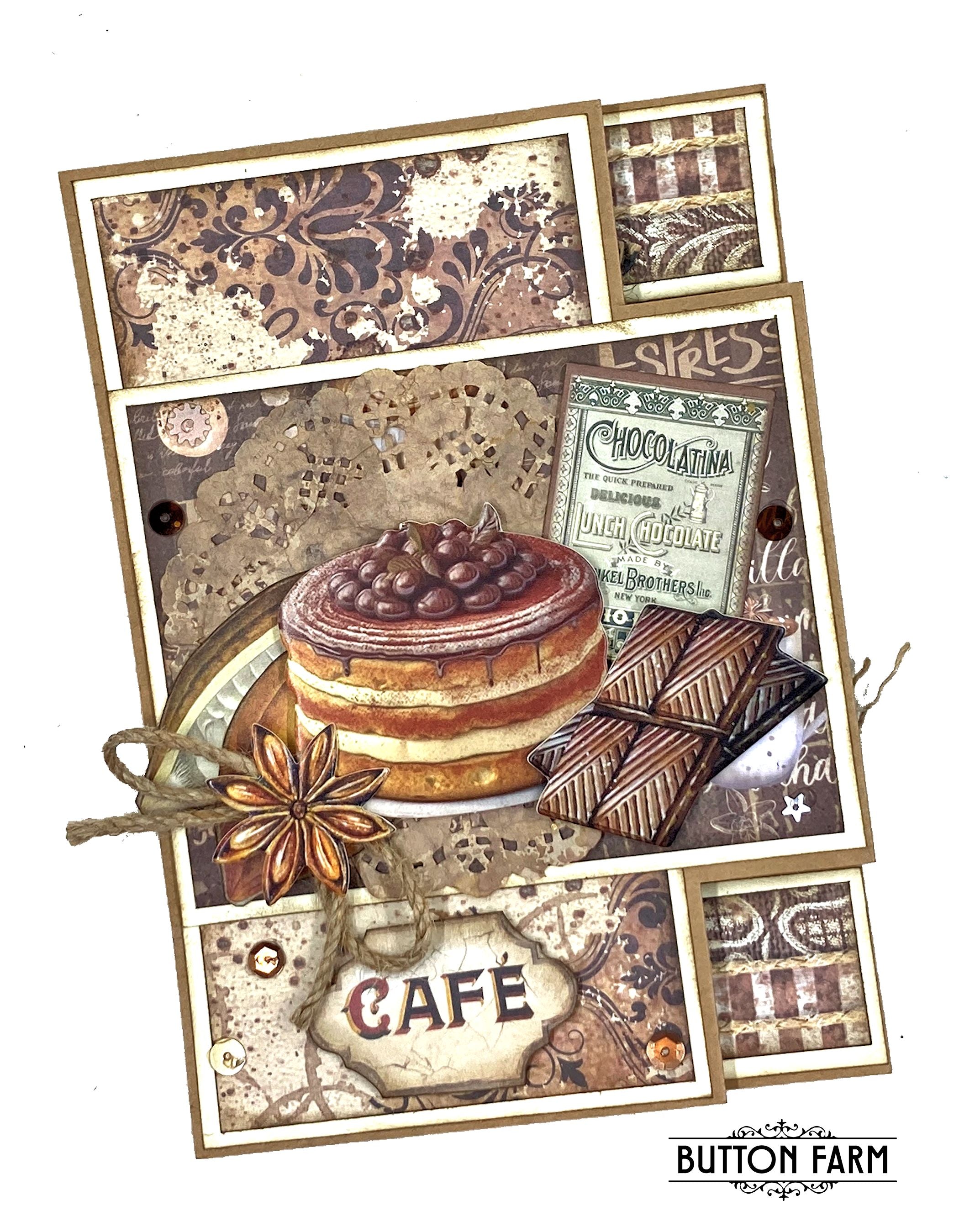 Coffee and Chocolate Card Kit by Kathy Clement - Digital Tutorial