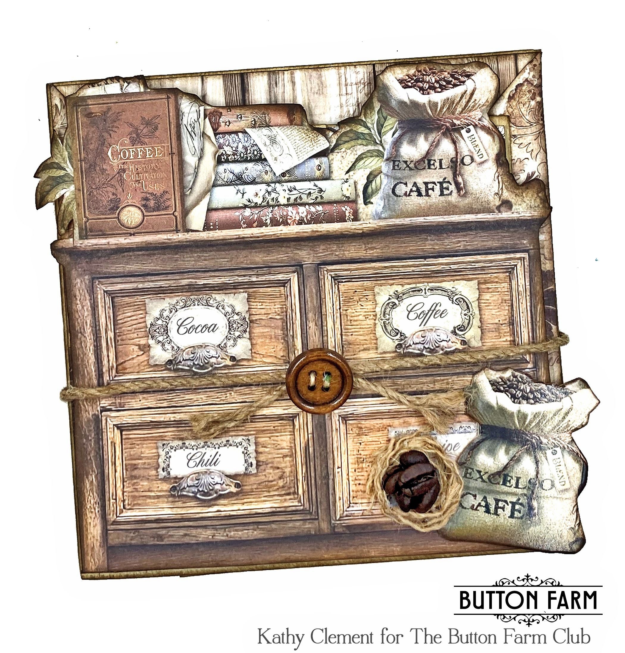 Coffee and Chocolate Card Kit by Kathy Clement - Digital Tutorial