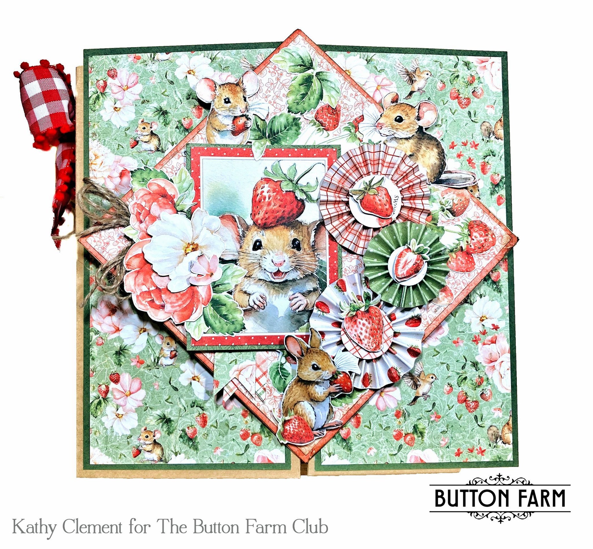 Motf De Brodere Crewel The Strawberry Thef En Lane Appletons - Etsy