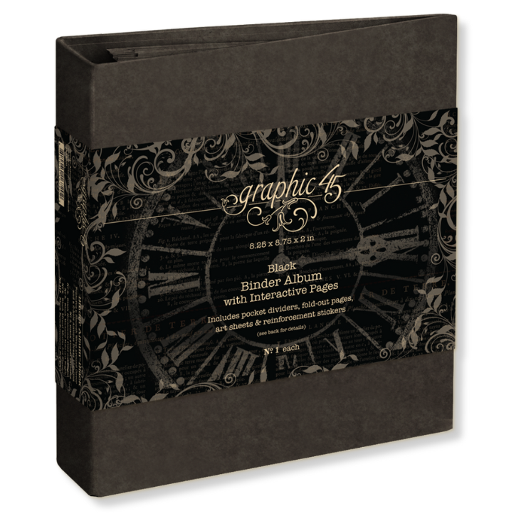 Graphic 45 Class Series Journaling Through Time Album Kit