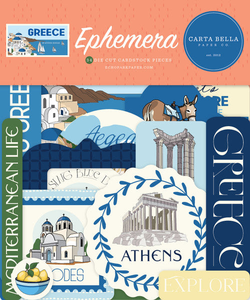 Echo Park Ephemera - Greece