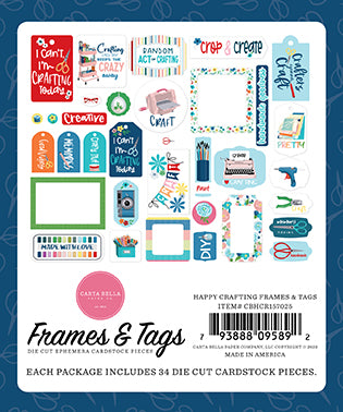 Happy Crafting Frames & Tags