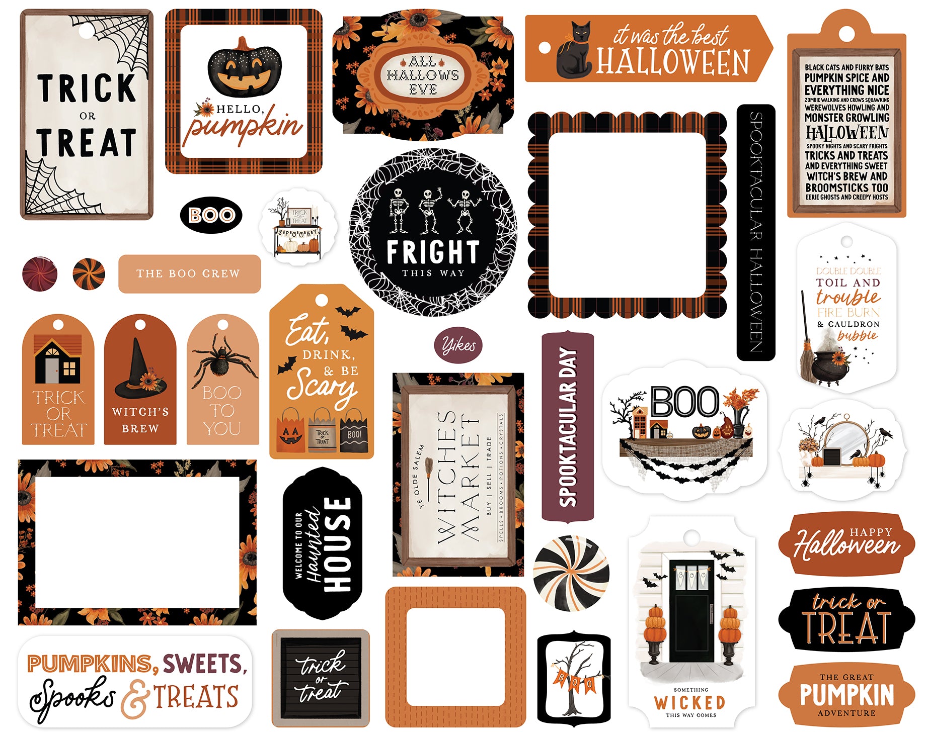 Halloween Frames & Tags