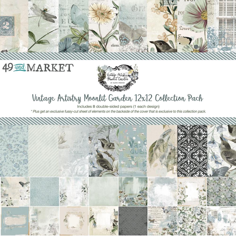 Vintage Artistry Moonlit Garden Collection - 12x12 Collection Kit